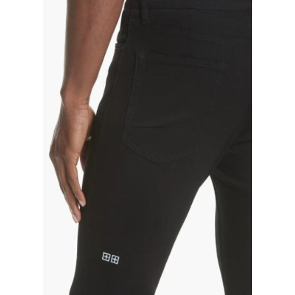 Ksubi Van Winkle Rebel Mid Rise Skinny Fit Jeans Black Mens Size 36 - Picture 3 of 9